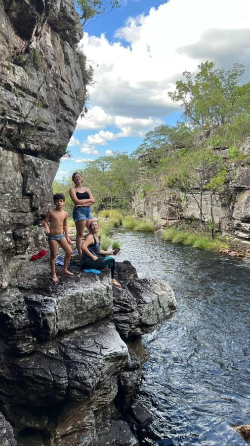 Pousada Veredas, Cafe E 08 Cachoeiras Na Propriedade Incluso ! Cavalcante Bagian luar foto